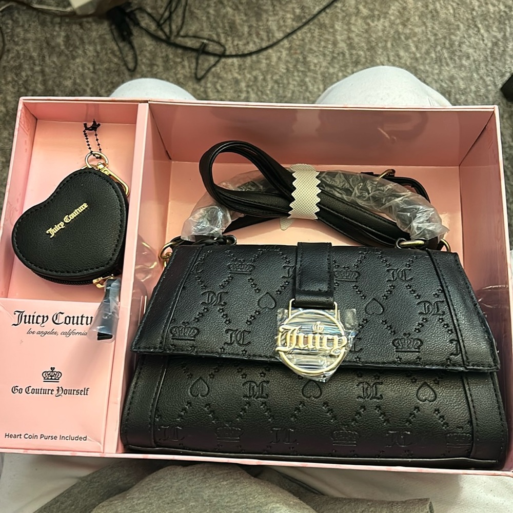 Juicy Couture Purse & Heart Coin Purse